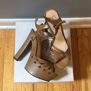 Jessica Simpson canvas sandals